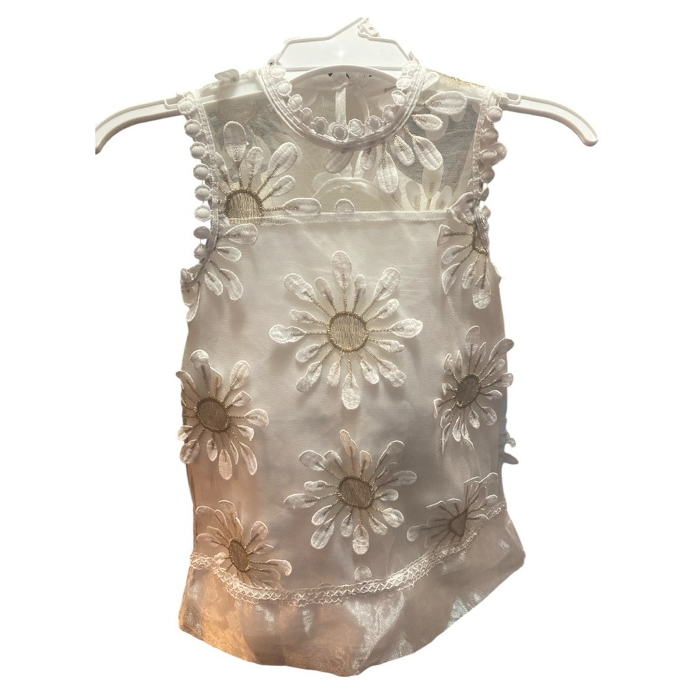 Girl's Sunflower Sleeveless Dress - Picture 1 of 6